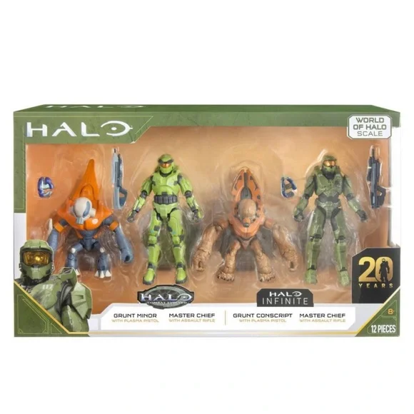 HALO 4 world of halo anniversary action figure multipack NWT - Picture 1 of 10
